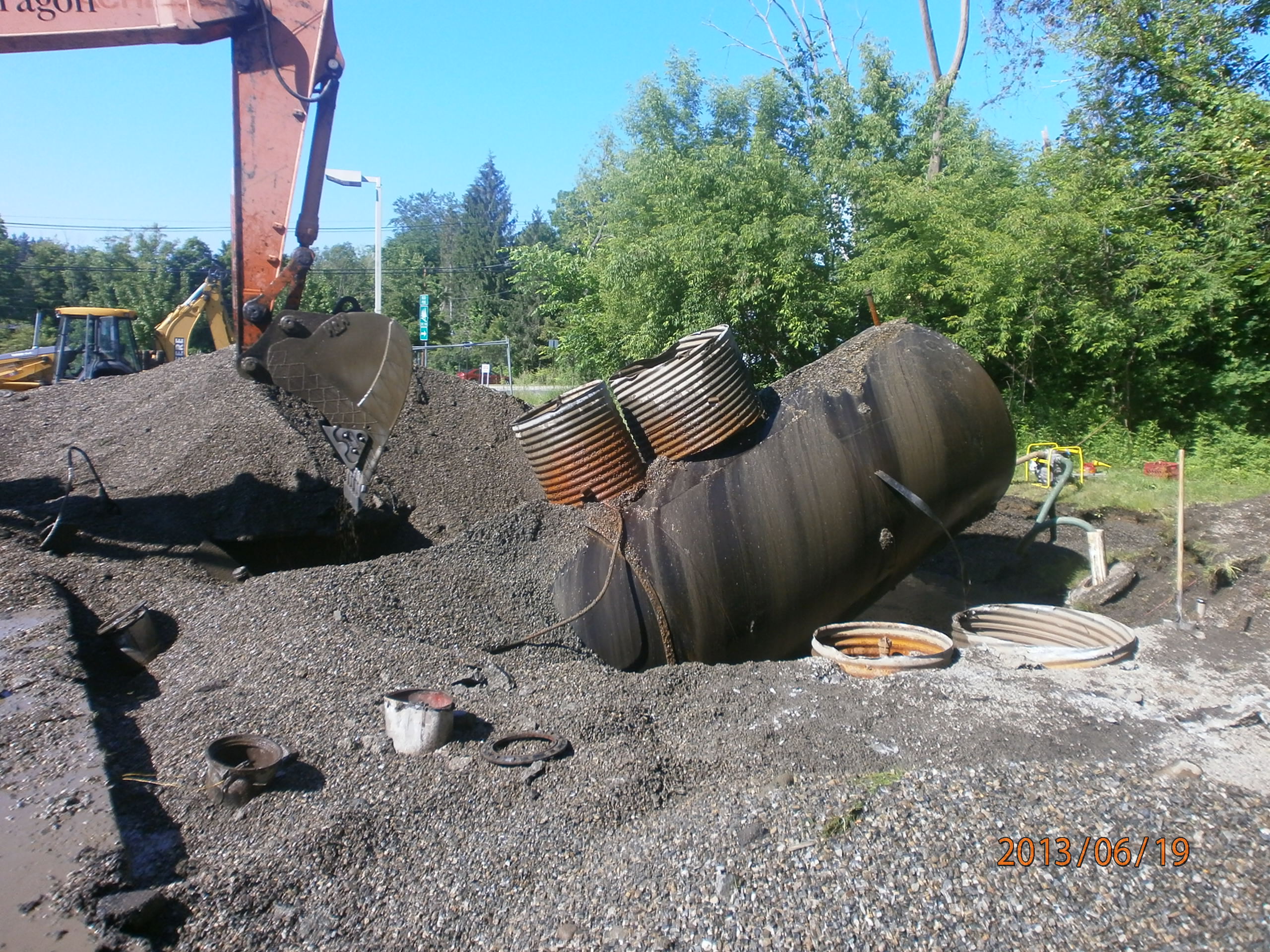 Underground storage tank removal